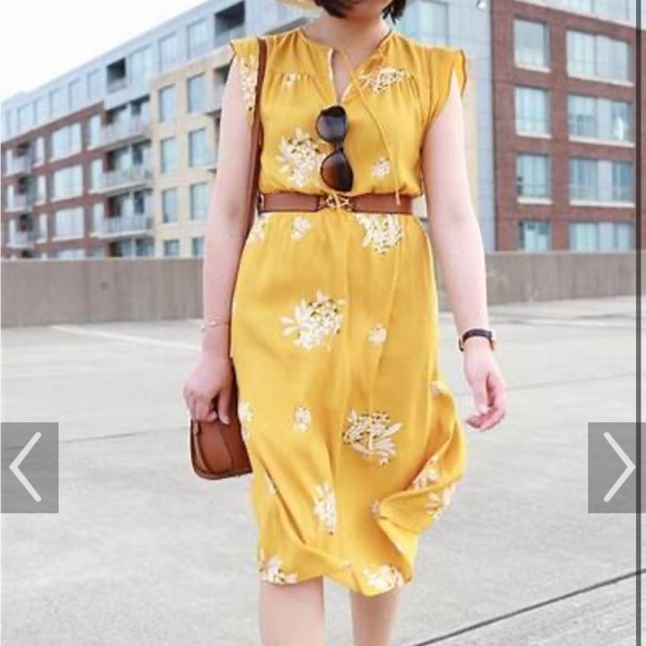 Loft Floral Dress - Picture 1 of 4